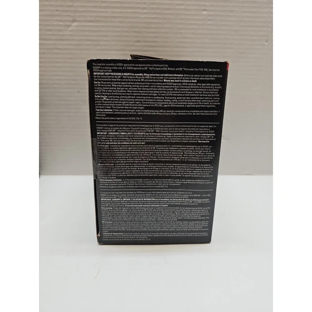Particulate Reusable Respirator, OV/AG/P100 - 60923H1-DC